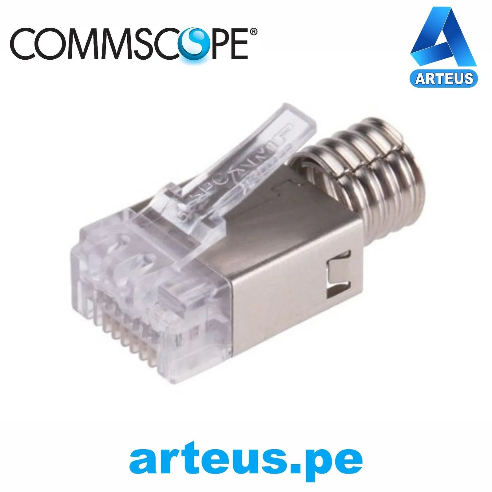 Connector Rj 45 Commscope COMMSCOPE 6-2111979-2 25-PACK Conector Plug RJ45 Cat6 Blindado
