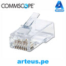 COMMSCOPE 6-554720-3, Conector plug rj45 cat5e. X100 unidades |24-26 awg - ARTEUS