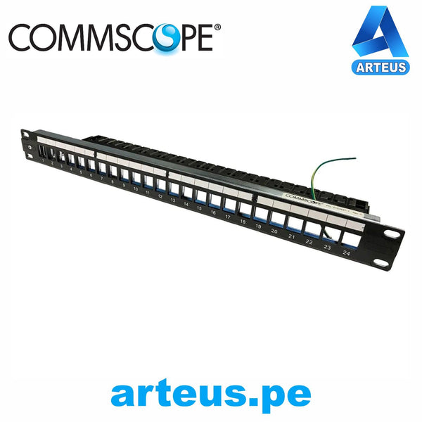 COMMSCOPE 760237046, Panel de conexión 24p stp cat.6/cat 6a. | blindado| 19" - ARTEUS