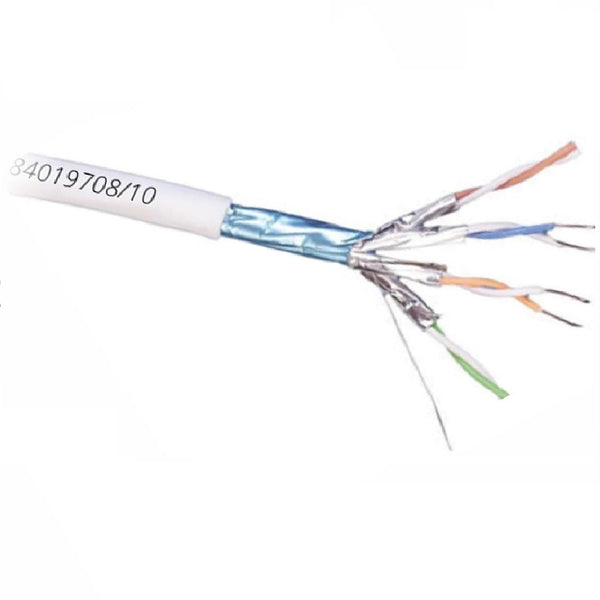 COMMSCOPE 884019708/10, Cable utp f/utp cat 6A blanco lszh iec 60332-1 23awg solido 4p 500mhz xg rollo 305m