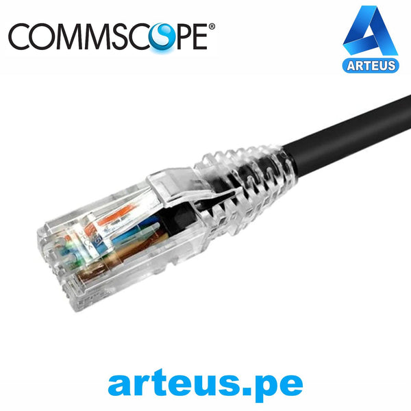 COMMSCOPE CO155D2-01F003, Patch cord cat 5e u/utp 0.90mtrs negro - ARTEUS