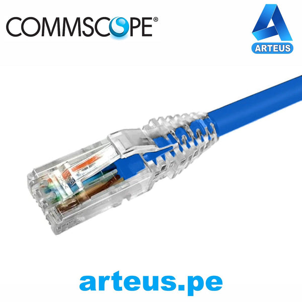 COMMSCOPE CO155D2-0ZF003, Patch cord cat 5e - u/utp | 0.9mtrs| azul - ARTEUS