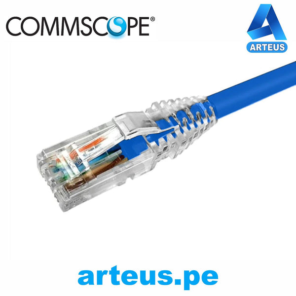 COMMSCOPE CO155D2-0ZF007, Patch cord cat 5e - u/utp | 2.13mtrs| azul - ARTEUS