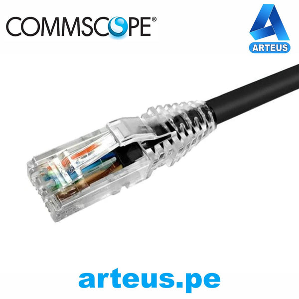 COMMSCOPE NPC06UVDB-BK007F, Cable patch cord utp multifilar rj-45 cat6 2.1mts negro - ARTEUS