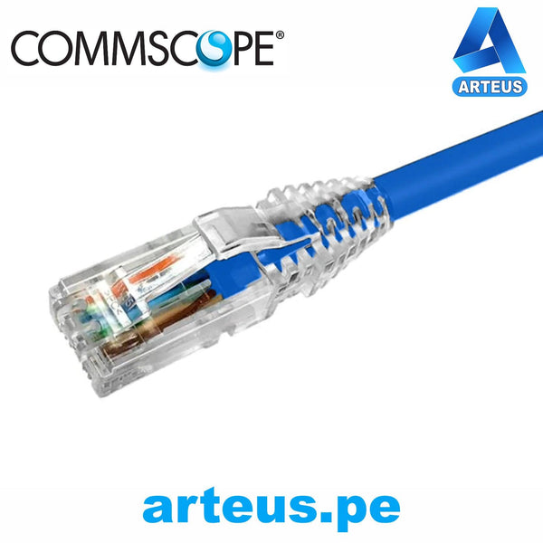 COMMSCOPE NPC06UVDB-BL007F, Cable patch cord utp multifilar rj-45 cat6 2.1mts azul - ARTEUS