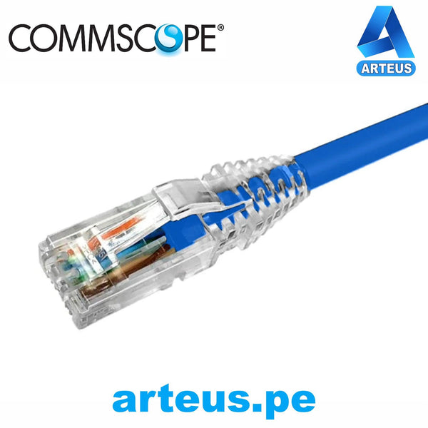 COMMSCOPE NPC06UZDB-BL001M, Patch cord cat 6 - u/utp 24 awg lszh |1 mtrs| azul - ARTEUS