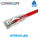 COMMSCOPE NPC06UZDB-RD001M, Patch cord cat 6 - u/utp 24 awg lszh |1 mtrs.| rojo - ARTEUS