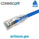COMMSCOPE NPC6ASZDB-BL002M, Cable patch cord cat6a s/ftp multifilar rj45 lszh 2.0mts Azul - ARTEUS