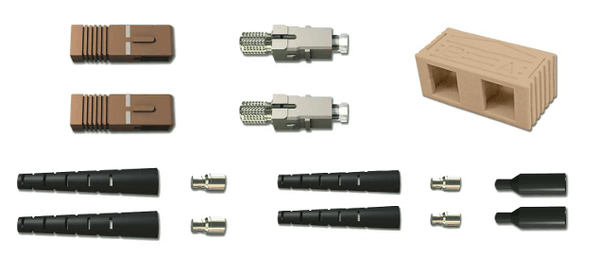 Conector de Fibra Optica Multimodo SC, MMC 48MMCSCD Duplex UPC beige 900-ÁM/2mm/3mm - ARTEUS