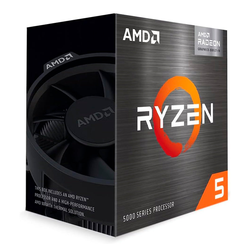 AMD RYZEN 5 5600GT - Procesador AMD Ryzen 5 5600GT, 3.60 / 4.60 GHz, 16MB L3, 6 Core, AM4, 7nm, 65W - 100-100001488BOX