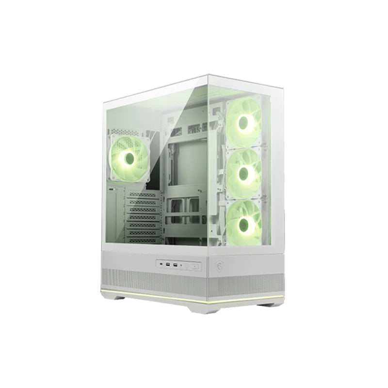 MSI MAG PANO 110R PZ WHITE Gabinete Mid Tower Mini-ITX, Micro-ATX, ATX