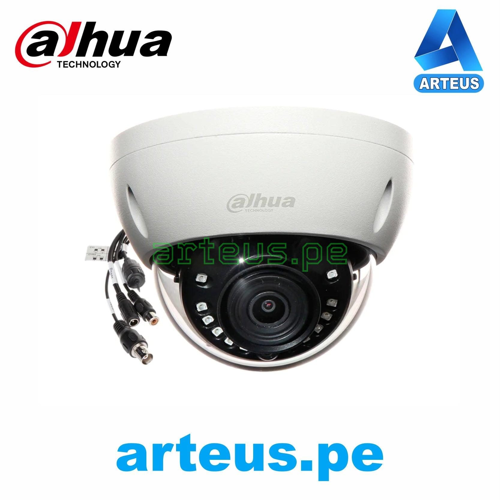 Cámara domo de vigilancia Dahua HDCVI 5MP lente 2.8mm con visión nocturna IR