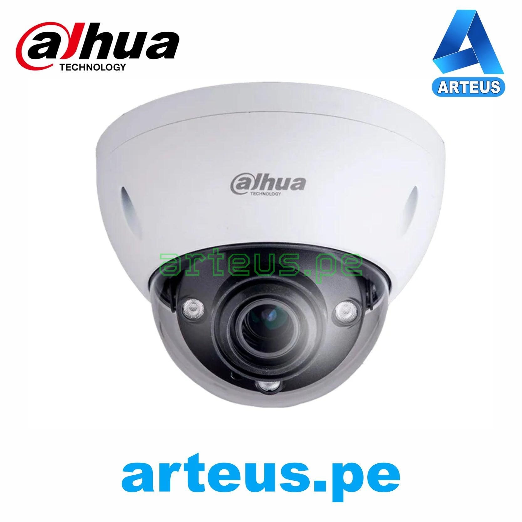 Cámara domo Dahua antivandálica 4K 8MP HDCVI con lente motorizada y visión nocturna IR