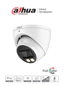 DAHUA DH-HAC-HDW2249T-A-LED Cámara de vigilancia domo 2mp full hd lente 3.6mm. wdr ip67. visión nocturna led 40m con micrófono full color - ARTEUS