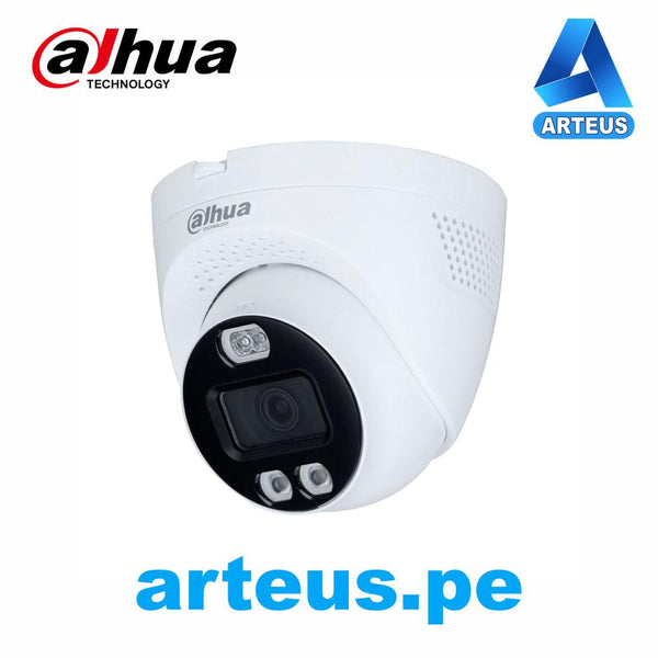 DAHUA DH-HAC-ME1509TQ-PV Cámara de vigilancia hdcvi 2k domo 5mp lente 2.8mm ip67 visión nocturna led 40m disuasión activa - ARTEUS