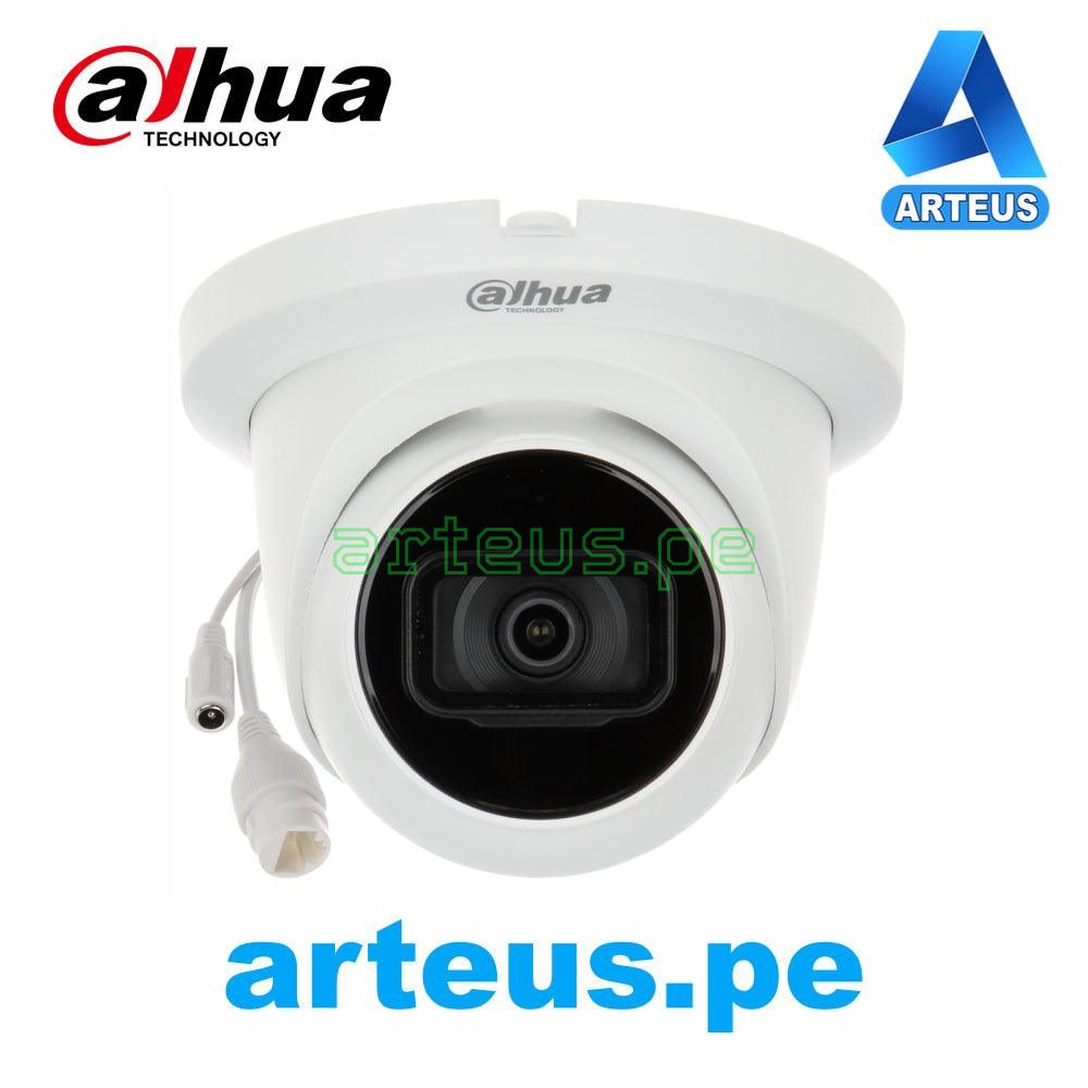 Cámara de vigilancia domo Dahua 4MP, lente 2.8mm, visión nocturna, con micrófono