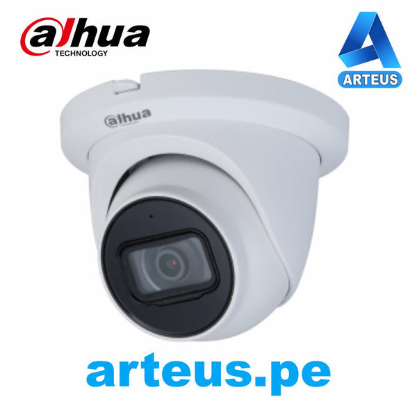 DAHUA DH-IPC-HDW3441TM-AS Cámara de vigilancia IP 2K Domo 4MP Lente 2.8mm. WDR IP67. Visión nocturna IR 50m con micrófono y analítica WizSense - ARTEUS