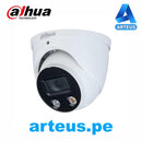 DAHUA DH-IPC-HDW3549H-AS-PV Cámara de vigilancia IP 2K Domo 5MP Lente 2.8mm. IP67. Visión nocturna IR 30m con micrófono y parlante. Disuasión activa y analítica WizSense. Full color - ARTEUS