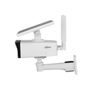 DAHUA DH-IPC-HFW2431DG-4G-S Cámara de vigilancia IP 2K SOLAR 4G Tubo 4MP 4G Lente 2.8mm WDR IP67 Visión nocturna IR 50m/LED 30m con micrófono y parlante - ARTEUS