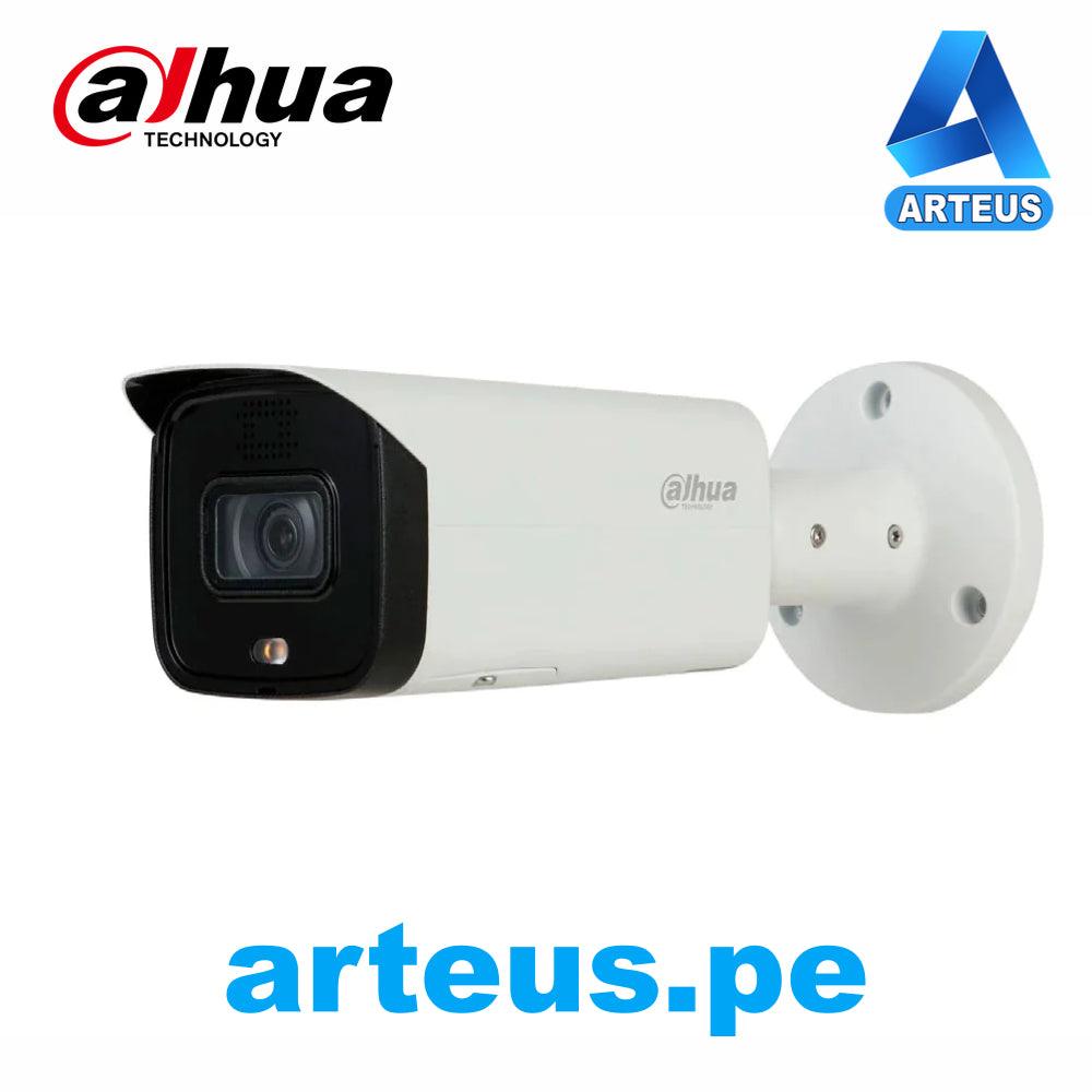 Cámara de vigilancia Dahua tipo tubo 2K, lente 2.8mm, visión nocturna, analítica WizSense