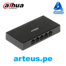 DAHUA DH-PFS3005-5GT-L - Switch de 5 puertos Gigabit. Conmutador 10/100/1000. Carcasa plástica - ARTEUS