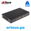 DAHUA DH-PFS3024-24GT - Switch de 24 puertos Gigabit. Conmutador 10/100/1000MBps. No administrable. Capa 2 - ARTEUS