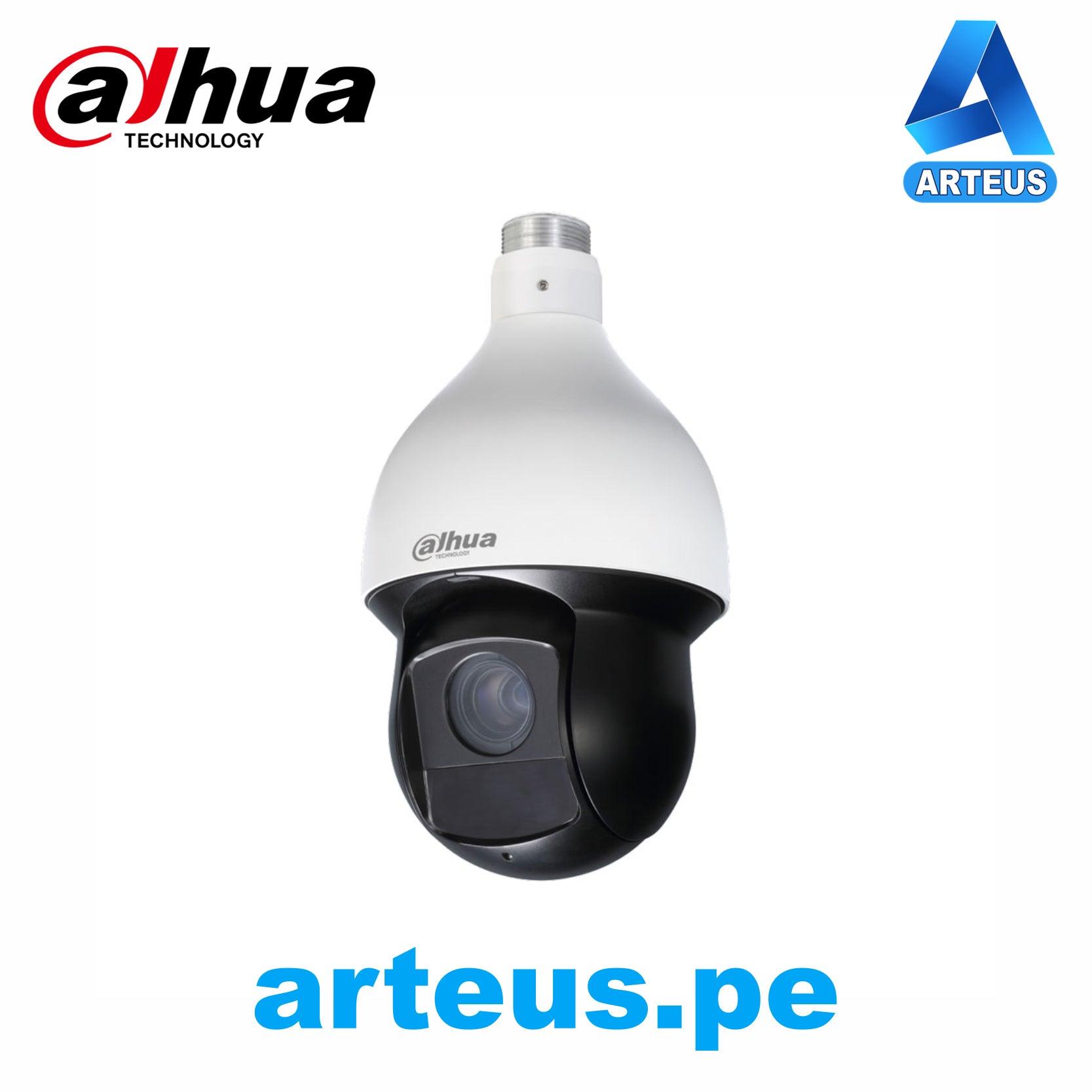 Cámara domo PTZ Dahua 2MP exterior, infrarrojo, zoom óptico, videovigilancia seguridad