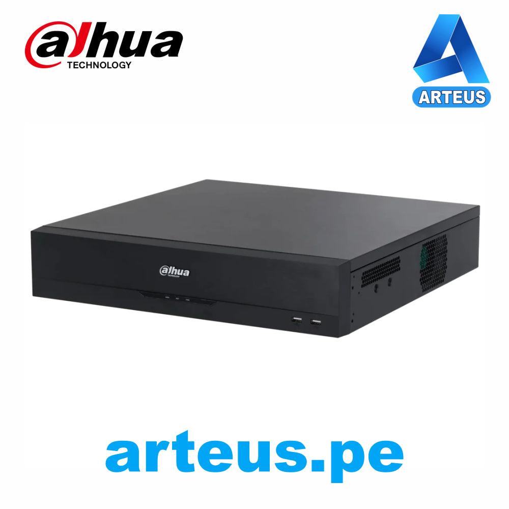 Grabador XVR Dahua de 16 canales 4K, caja negra, ideal para sistemas de videovigilancia.