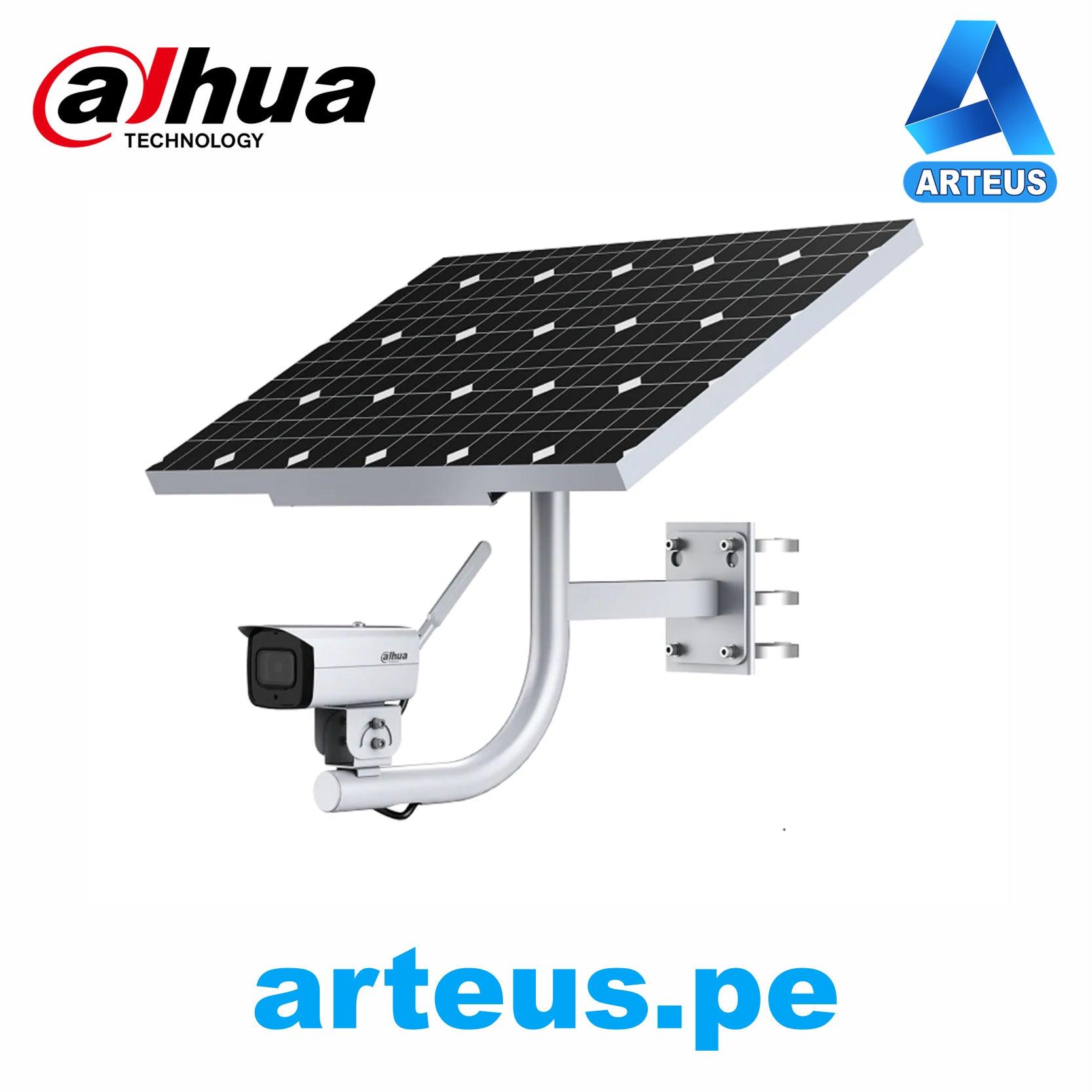 DAHUA KIT-SOLAR-BULLET KIT cámara de vigilancia IP SOLAR Tubo Full HD 2MP 4G. Incluye: 1 panel solar + 1 cámara tubo exterior 2mp + 1 soporte de pared - ARTEUS