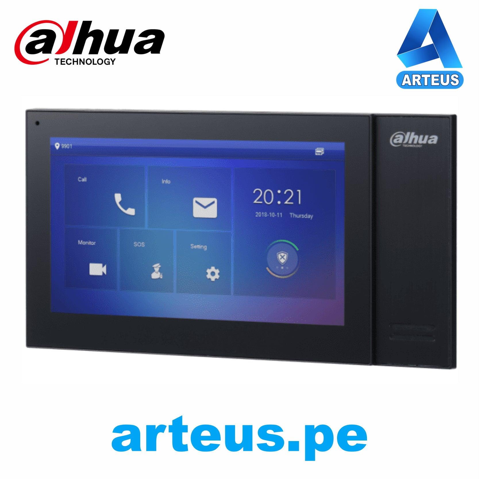 DAHUA VTH2421FB-P - MONITOR IP LCD Táctil 7" NEGRO- AUDIO BIDIRECCIONAL - ARTEUS