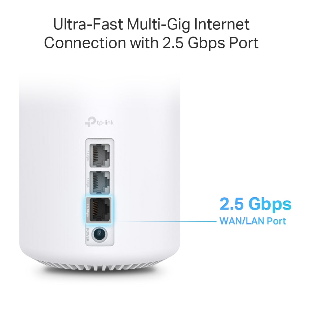 TP-LINK DECO X80 3-Pack Router Mesh WiFi6 AX6000 Doble Banda