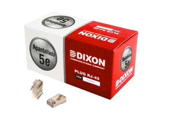 DIXON PRS8850-F-CN Plug RJ45 Cat 5e apantallado x 100unid