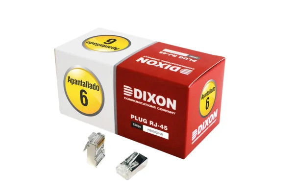 DIXON PJ88502X-CN Plug RJ454 Cat 6 apantallado x 100unid