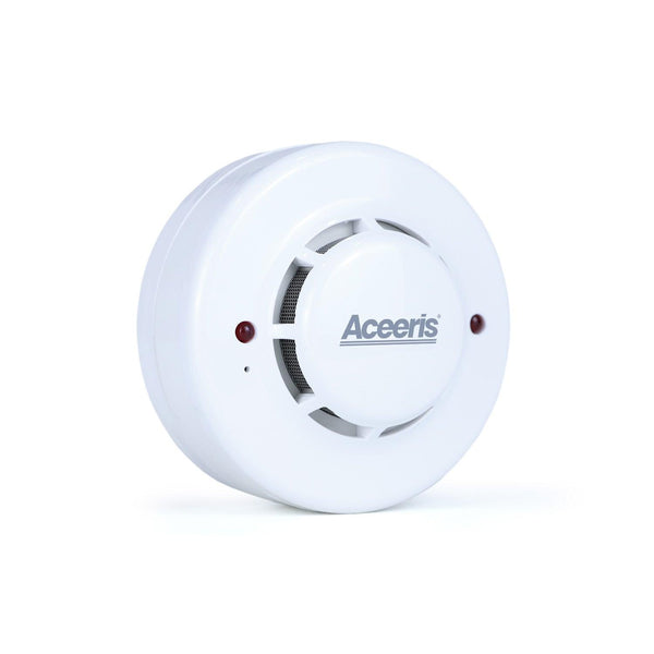 Detector de humo fotoelectrico ACEERIS ACEE-928N sensor para panel convencional de alarma o incendio de 2 a 4 hilos 12v a 24v con base incluida - ARTEUS
