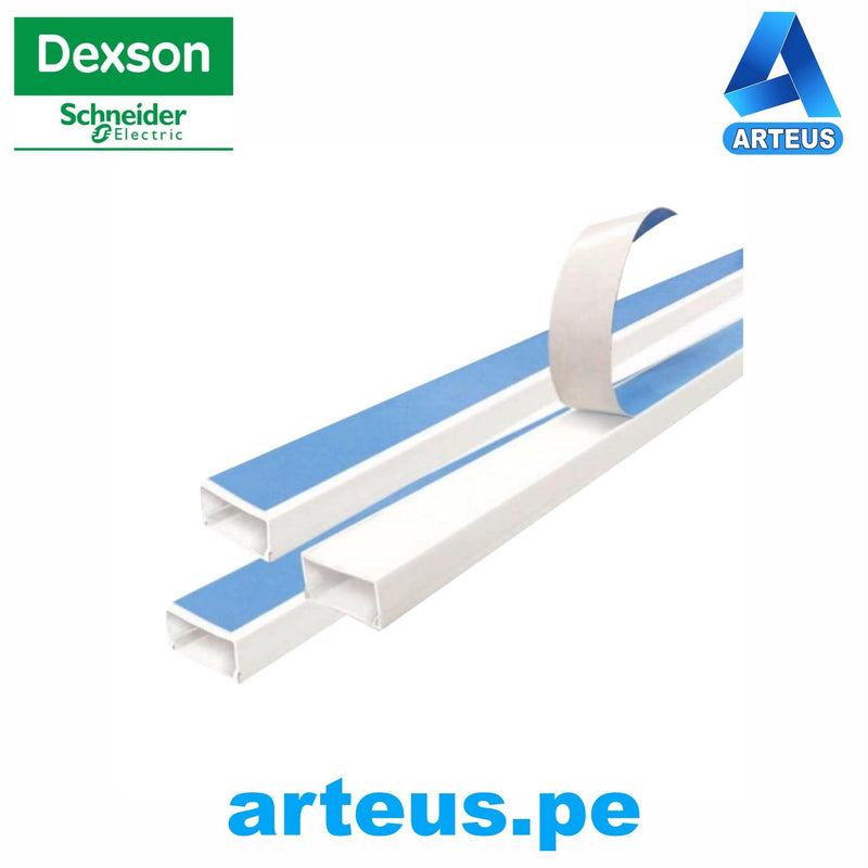 DEXSON DXN10051 - Canaleta Blanca 20x12 Con Adhesivo - ARTEUS