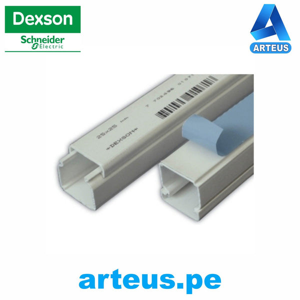 DEXSON DXN10081 - Canaleta Blanca 25x25 S- Adhesivo - ARTEUS