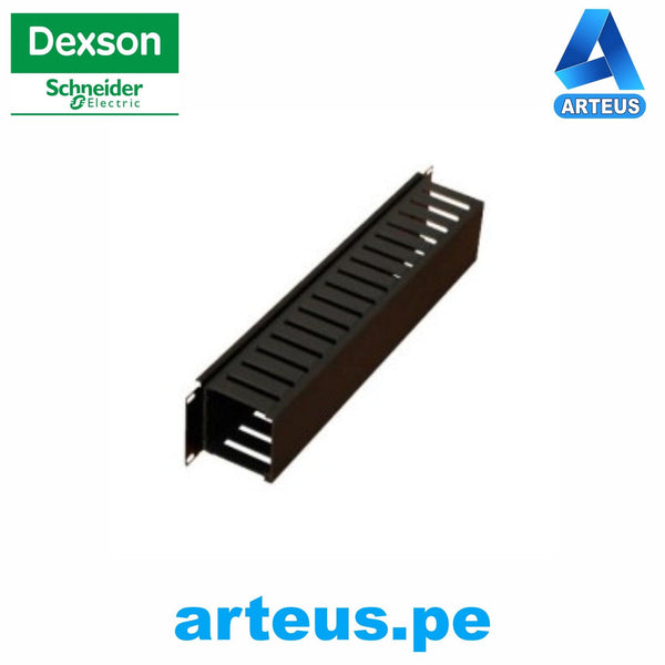 DEXSON DXN10172 - Canaleta Ranurada negra 80x80 - ARTEUS