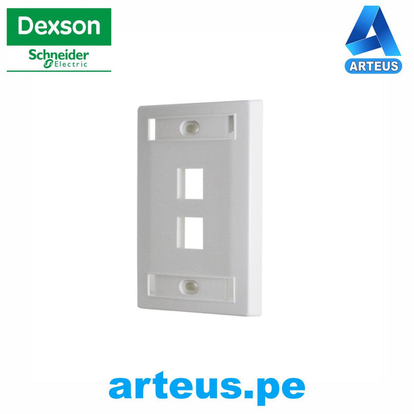 DEXSON DXN5100B - Face plate datos compatible A - Blanco - ARTEUS