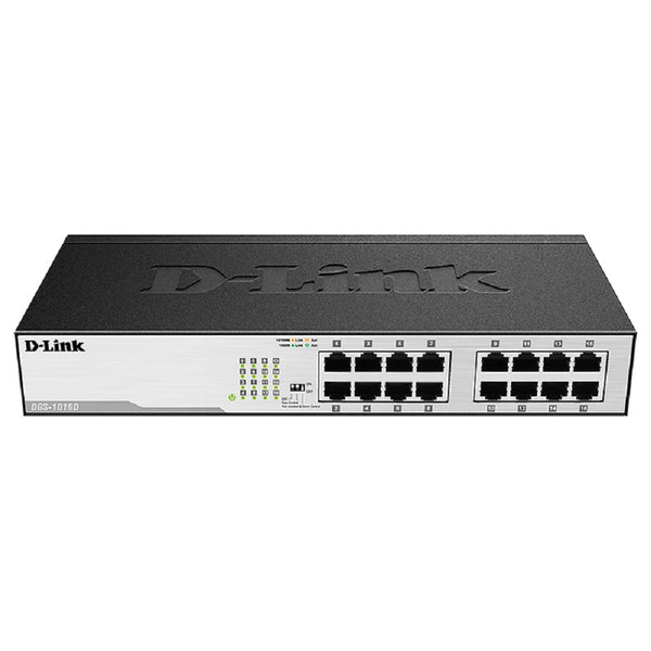 D-LINK DGS-1016C, Switch 16 Puertos 10/100/1000Mbps No administrable
