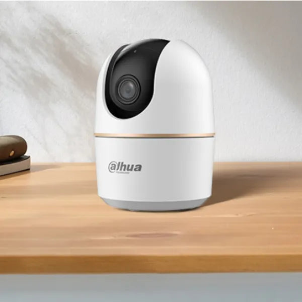 DAHUA H2A, Cámara de Seguridad WIFI 2MP Full HD Micrófono y Parlante. Disuasión Sirena. Detección de ruido. Autotraking.