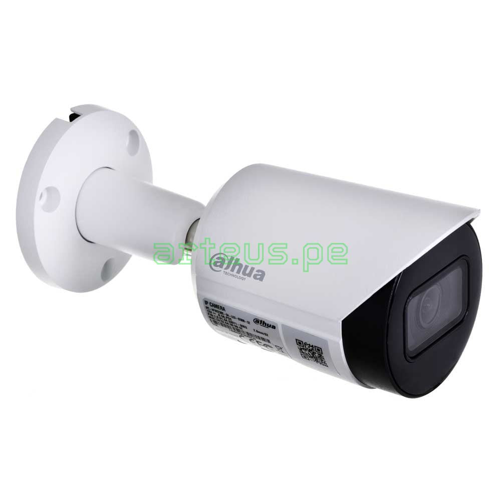 DAHUA IPC-HFW2541S-S Cámara de Seguridad IP POE, 2K, 5MP, 2.8mm, WDR. Micrófono. IR 30m. WIZSENSE