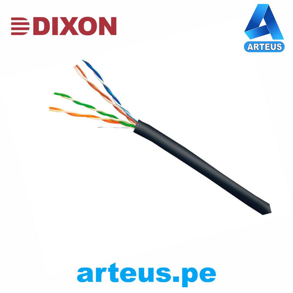 DIXON 3050 BK, Cable de red utp categoría 5e 305m- negro - ARTEUS