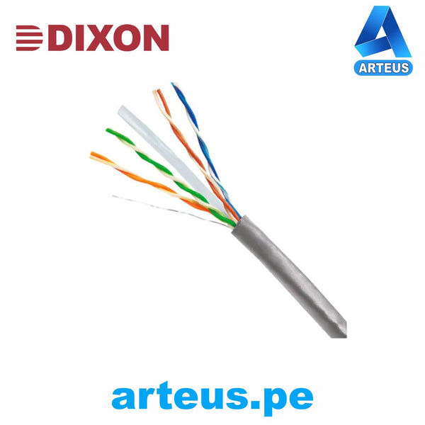 DIXON 3066, Cable de red utp categoria 6 305m- negro- exterior - ARTEUS
