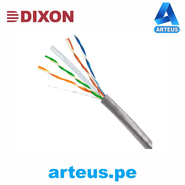 DIXON 3066 WH, Cable de red utp categoria 6, 305m- blanco- exterior - ARTEUS