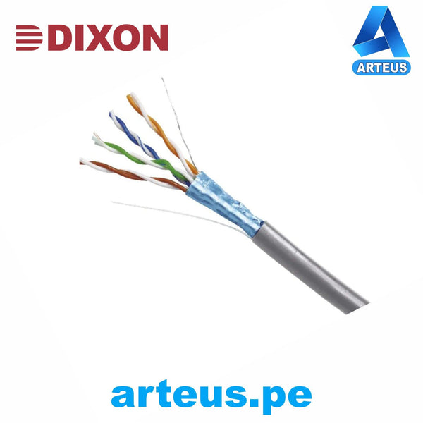 DIXON 8040 LSZH, Cable de red utp categoría 5e lszh 305m- gris- exterior 100% cobre - ARTEUS