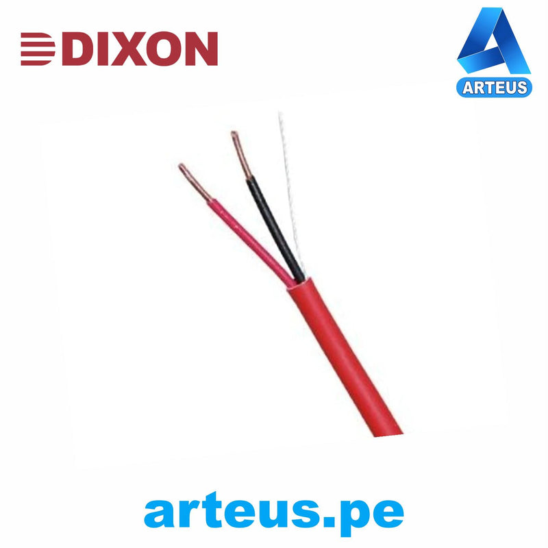 DIXON 9010, Cable fpl calibre 2x18, cable solido para detección de incendio color rojo x 305m - ARTEUS