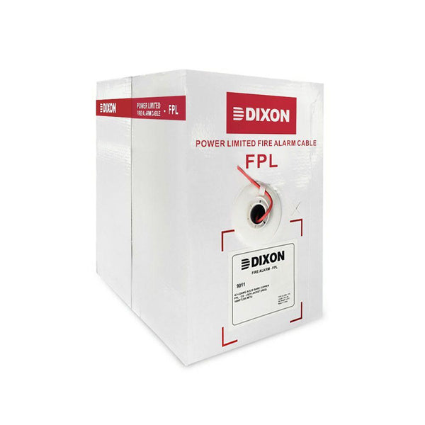 DIXON 9011, Cable fpl calibre 2x16, cable solido para detección de incendio color rojo x 305m - ARTEUS