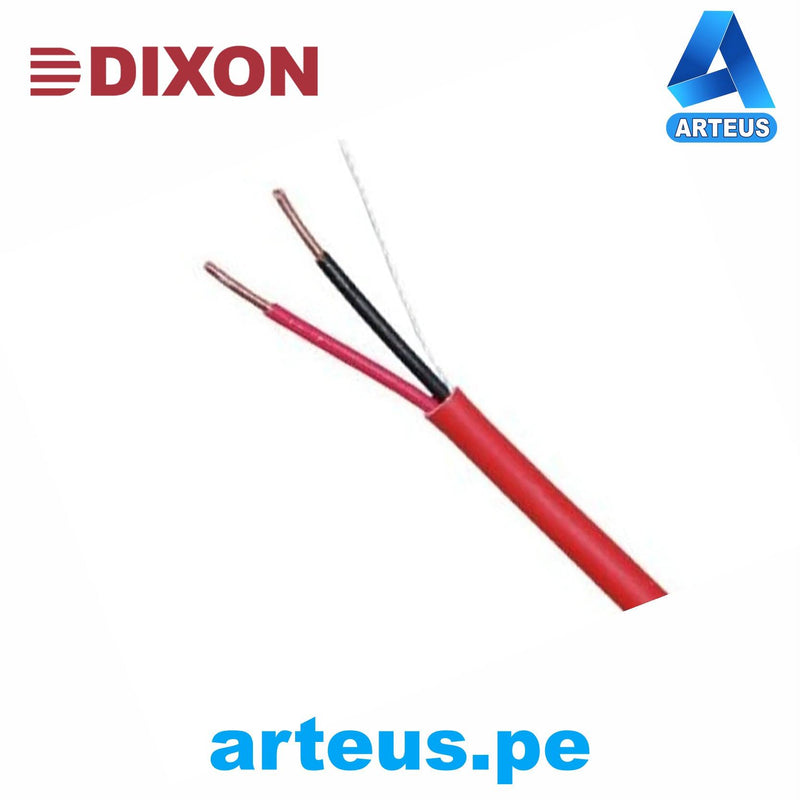 DIXON 9013, Cable fpl calibre 4x22 cable solido para detección de incendio color rojo x 305m - ARTEUS