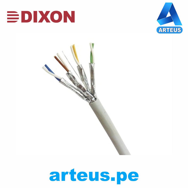 DIXON 9060, Cable de red u/utp categoría 6a lszh 305m- gris- cobre - ARTEUS