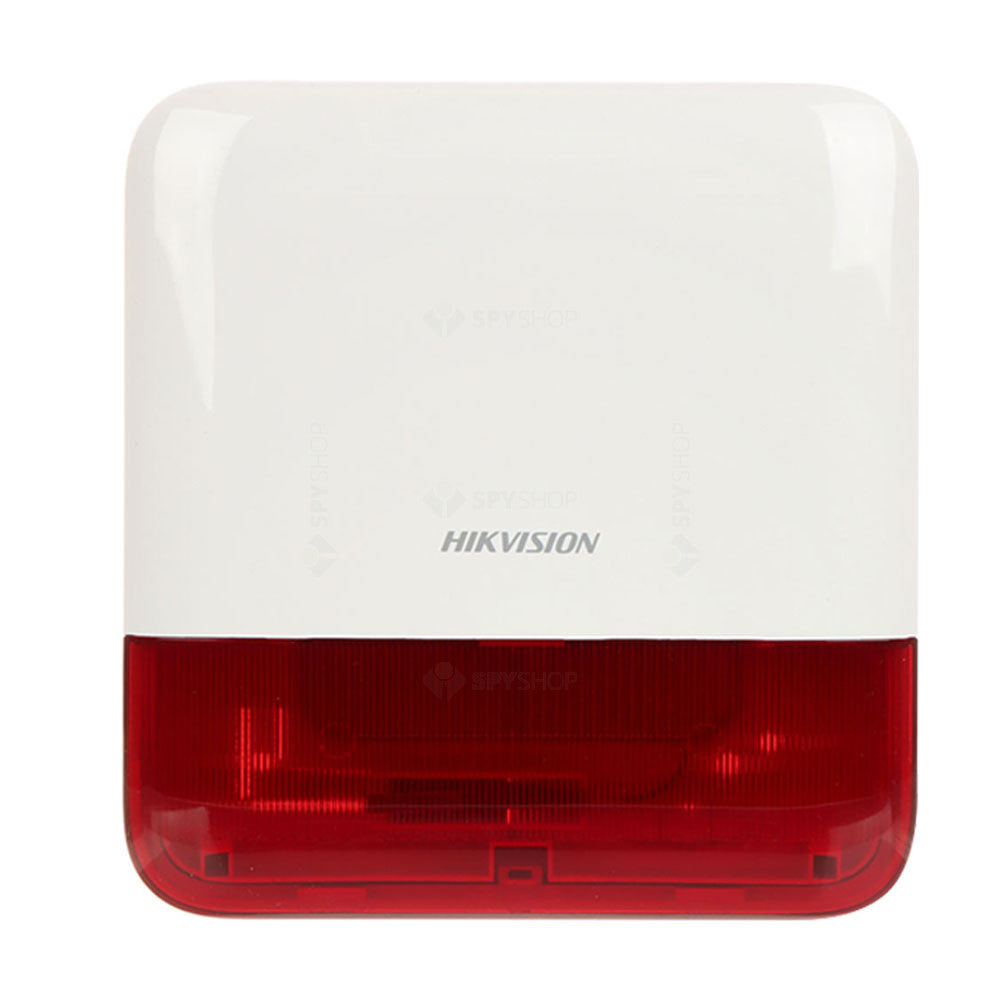 HIKVISION DS-PS1-E-WB/Red AX PRO Sirena Inalámbrico para Exterior Rojo